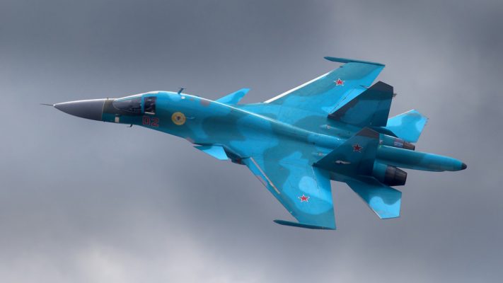 Столкновение двух авиабомб в воздухе удалось снять на фото