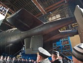 В РФ спустили на воду первую подлодку-носитель Посейдонов В РФ спустили на воду первую подлодку-носитель Посейдонов