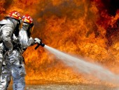 В России загорелся магистральный газопровод