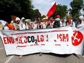 Климатические протесты в ФРГ: полиция применила слезоточивый газ против демонстрантов Климатические протесты в ФРГ: полиция применила слезоточивый газ против демонстрантов