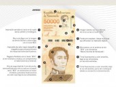 Венесуэла выпускает в обращение купюру в 50 тысяч боливаров после недавней деноминации Венесуэла выпускает в обращение купюру в 50 тысяч боливаров после недавней деноминации