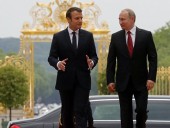 Макрон примет Путина во Франции накануне саммита G7 Макрон примет Путина во Франции накануне саммита G7
