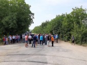 Протестующие в Молдове заблокировали национальную трассу Протестующие в Молдове заблокировали национальную трассу