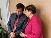Украинская делегация встретилась с главой МВФ в США Украинская делегация встретилась с главой МВФ в США