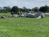 На авиашоу в США разбился военный самолет На авиашоу в США разбился военный самолет