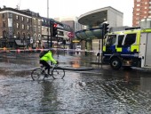 В Лондоне затопило станцию метро