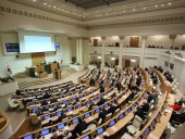 В парламенте Грузии во время выступления спикера зазвучал гимн СССР