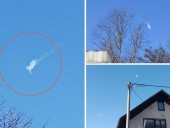 В небе над Хорватией взорвался метеорит В небе над Хорватией взорвался метеорит