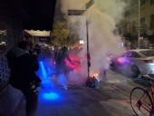 В Нью-Йорке на акции после выборов произошли столкновения, несколько десятков человек задержали В Нью-Йорке на акции после выборов произошли столкновения, несколько десятков человек задержали