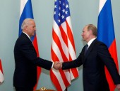 Разведка США: Путин пытался очернить Байдена на выборах Разведка США: Путин пытался очернить Байдена на выборах