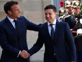 После встречи с Зеленским Макрона написал пост в Twitter на украинском После встречи с Зеленским Макрона написал пост в Twitter на украинском