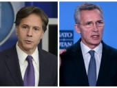 Генсек НАТО и госсекретарь США призвали Россию прекратить наращивание войск возле украинской границы Генсек НАТО и госсекретарь США призвали Россию прекратить наращивание войск возле украинской границы
