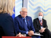 Боррель послал сигнал РФ после переговоров G7: все, что может представлять собой нападение на Украину, будет иметь высокую цену Боррель послал сигнал РФ после переговоров G7: все, что может представлять собой нападение на Украину, будет иметь высокую цену