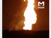 В России прорвало газопровод. Идет факельное горение В России прорвало газопровод. Идет факельное горение