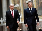 Макрон и Путин вновь провели телефонный разговор: обсуждали Украину Макрон и Путин вновь провели телефонный разговор: обсуждали Украину
